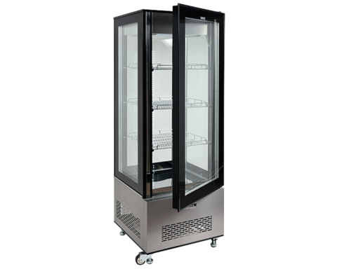 VITRINĂ FIRGORIFICĂ PRĂJITURI, 400L, 65X65X190CM