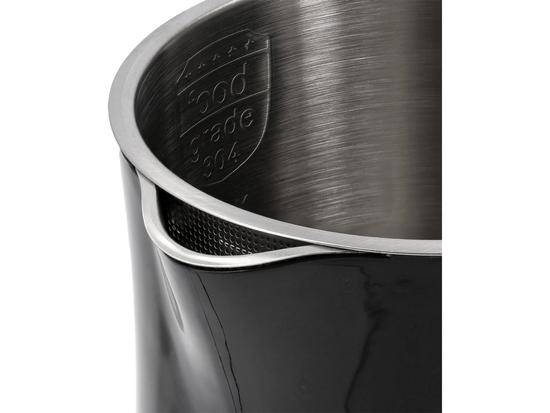 FIERBĂTOR ELECTRIC 1,7L, CONTROLUL TEMPERATURII, NEGRU