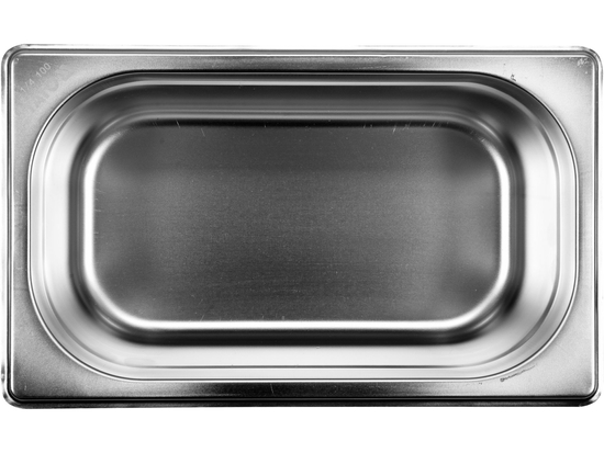 RECIPIENT GN1/4, OȚEL INOXIDABIL, 100MM, 2.5L
