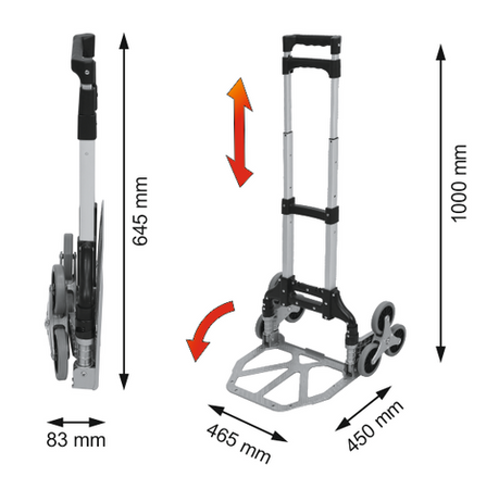 CĂRUCIOR PLIABIL 70KG