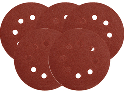 DISCURI ABRAZIVE CU ORIFICII 125MM, P80, 5 BUC