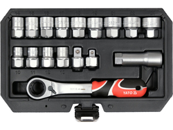 TRUSĂ TUBULARE SPLINE 3/8'',1/2'', 17PIESE