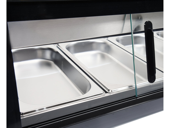 VITRINĂ FIRGORIFICĂ 6X1/3 GN, 153X42X26,5CM