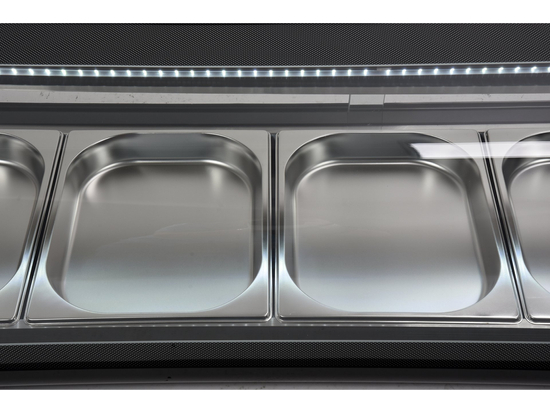 VITRINĂ FIRGORIFICĂ 5X1/2GN, 180X42.6X29.6CM