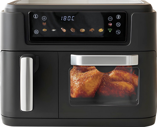 FRITEUZĂ AER CALD 2400W 3.5L+7.5L NEGRU