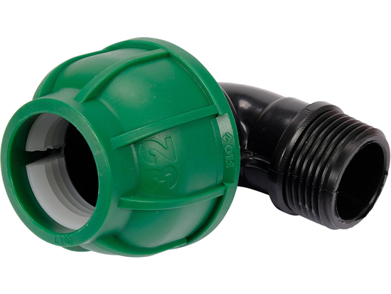 COT COMPRESIUNE 90°, FILET EXTERIOR, 32MMX1''