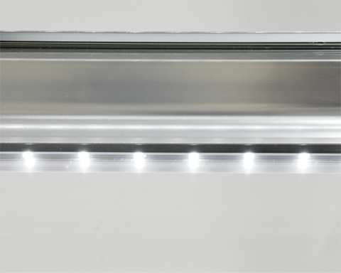 VITRINĂ FIRGORIFICĂ CU REFRIGERARE 500L - NEGRU