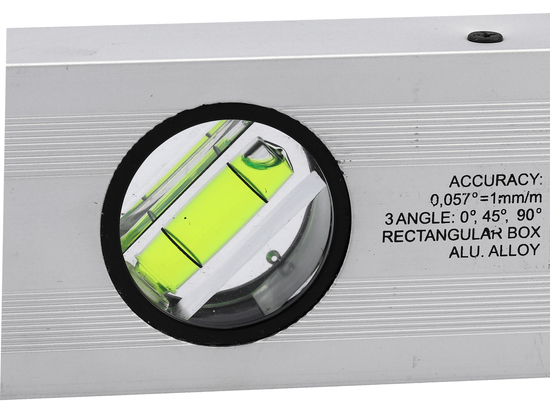 NIVELĂ CU BULĂ CU TREI INDICATORI, 1000MM