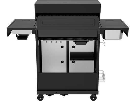 GRĂTAR PE GAZ YAO 5+1, 19KW, NEGRU