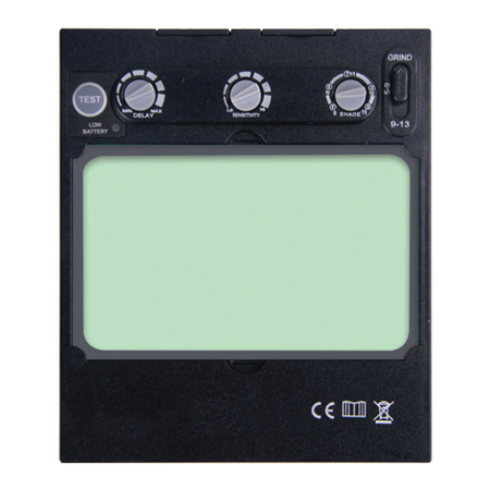 CASCĂ DE SUDURĂ CU AUTO-ÎNTUNECARE, FILTRU TRUE COLOR, CÂMP VIZUAL 100*60MM