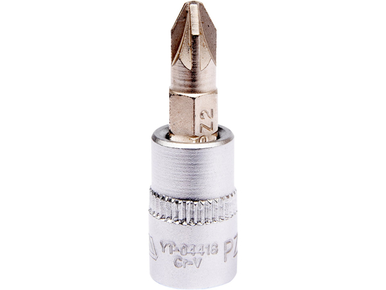 BIT CRUCE CU ADAPTOR 1/4'', PZ2X37MM