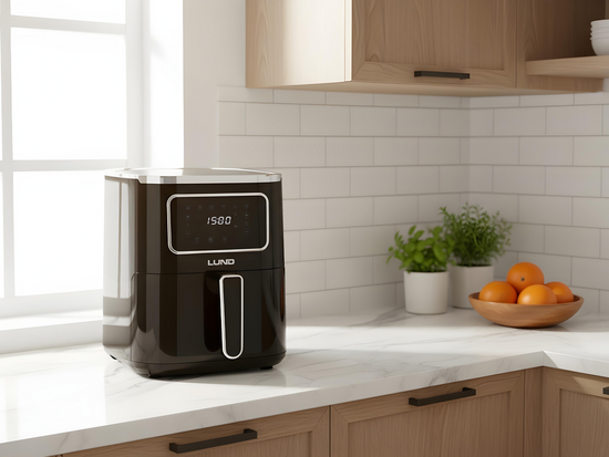 FRITEUZĂ AER CALD 1450W 5L NEGRU