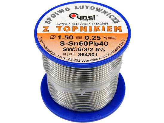 COSITOR S-SN60PB40, 1,5MM/250G