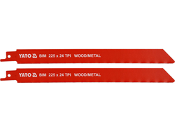 LAMĂ METAL-LEMN 24TPI, 225MM, 2 BUC