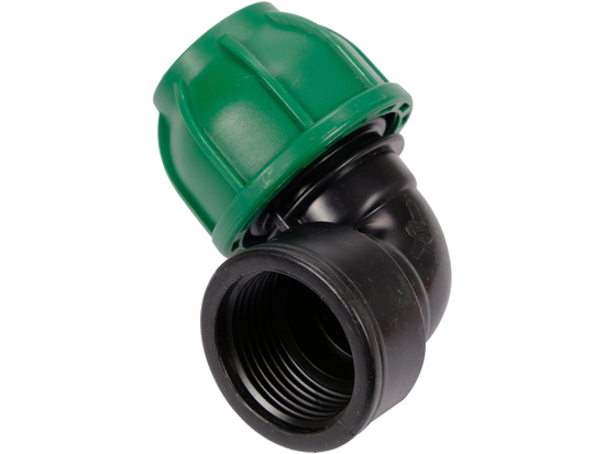 COT COMPRESIUNE 90°, FILET INTERIOR, 25MMX1''