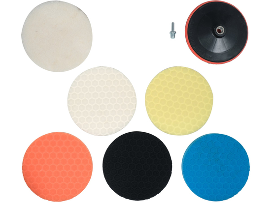 SET BUREȚI POLISAT, 180MM, M14, 8 PIESE