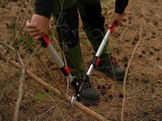 FOARFECĂ TELESCOPICĂ PT CRENGI, MÂNER ALUMINIU
