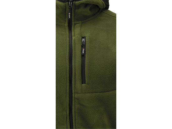 JACHETA FLEECE CU GLUGA SARNA VERDE XL