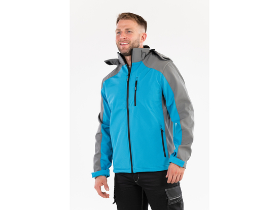 JACHETĂ CU GLUGĂ, SOFTSHELL, XXL