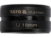 CAP DE SCHIMB PENTRU YT-21735 TIP U 18MM