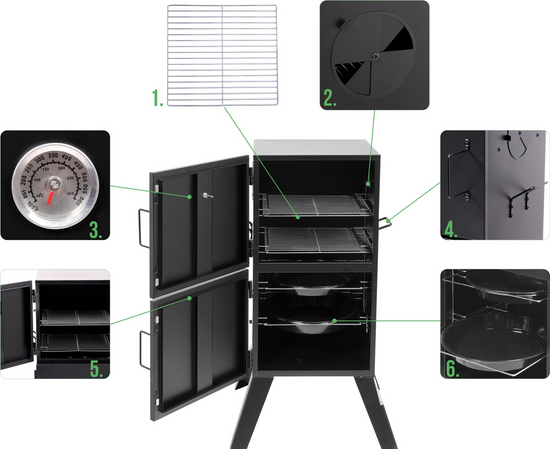 AFUMĂTOARE 53 X 51 X 100CM