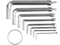 SET 8 CHEI HEXAGONALE, 2 -10MM CR-V