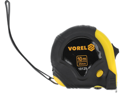 RULETĂ 10MX25MM, ROȘU - NEGRU