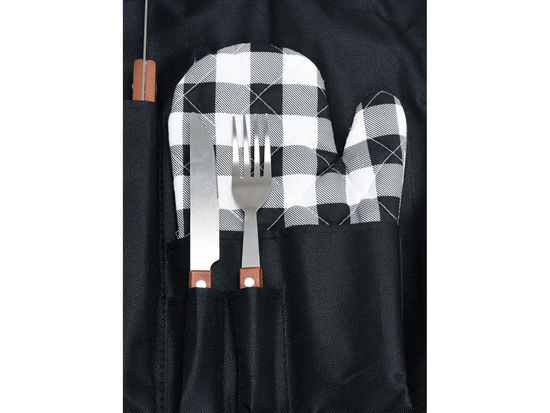 SORT GRĂTAR CU ACCESORII, 8 PIESE