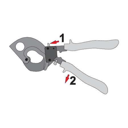 CLEȘTE PENTRU CABLURI CU-AL 300MM/240MM