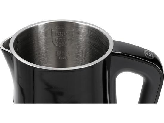 FIERBĂTOR ELECTRIC 1,7L, CONTROLUL TEMPERATURII, NEGRU