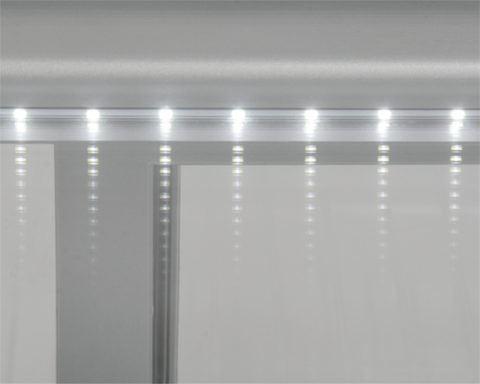 VITRINĂ FIRGORIFICĂ DE PREZENTARE 120L 70.2X56.8X68.6CM -ARGINTIU