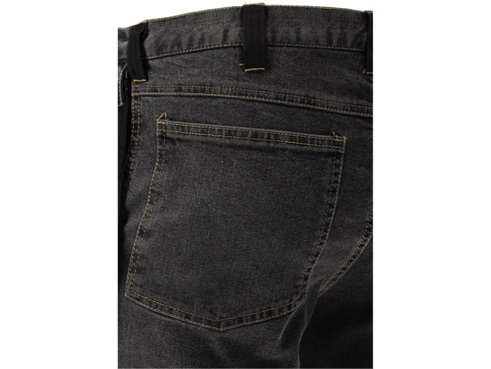 PANTALONI DE LUCRU, JEANS GRI, CU ELASTAN, MĂRIMEA XL