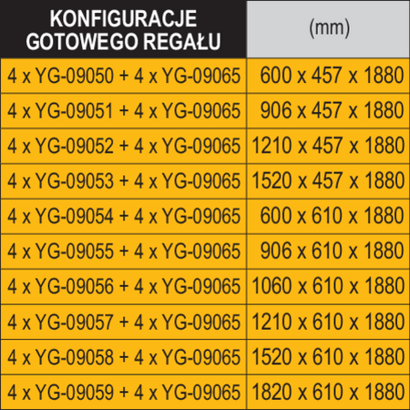 RAFT DEPOZITARE 610X1520MM