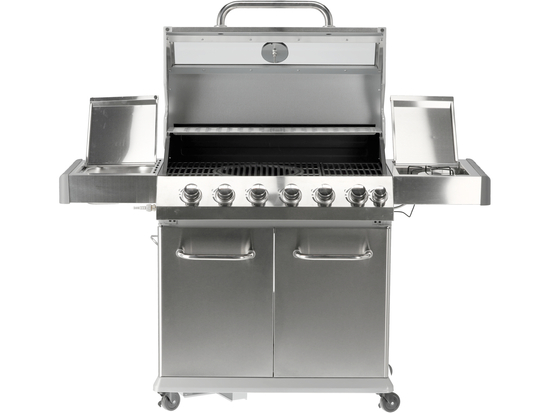 GRĂTAR PE GAZ ITAMI 6+1 ARZĂTOARE, 20.5KW, CAPAC CU GEAM