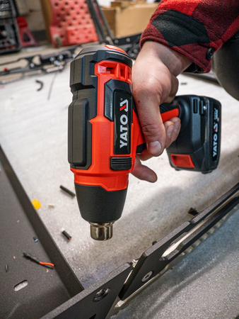 PISTOL AER CALD, 18V, 550°, 2 VITEZE, FĂRĂ ACUMULATOR