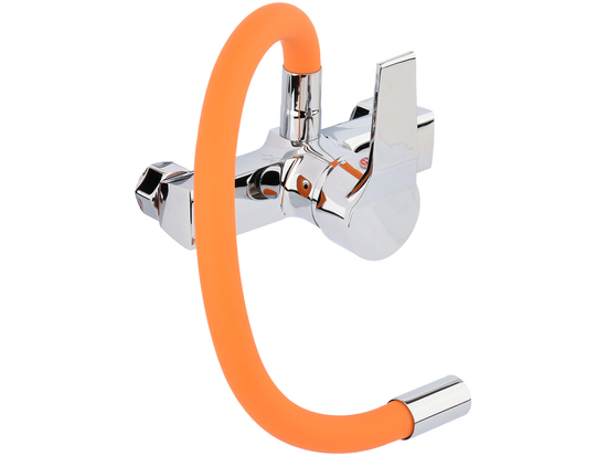 BATERIE DE PERETE CU TUB FLEXIBIL, PORTOCALIU