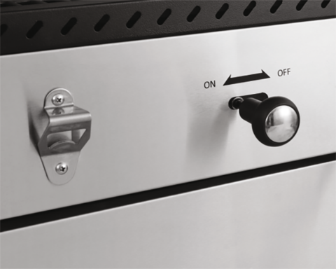 GRĂTAR OTAKE 2 ÎN 1, GAZ + CĂRBUNI, OȚEL INOXIDABIL, 8,2KW