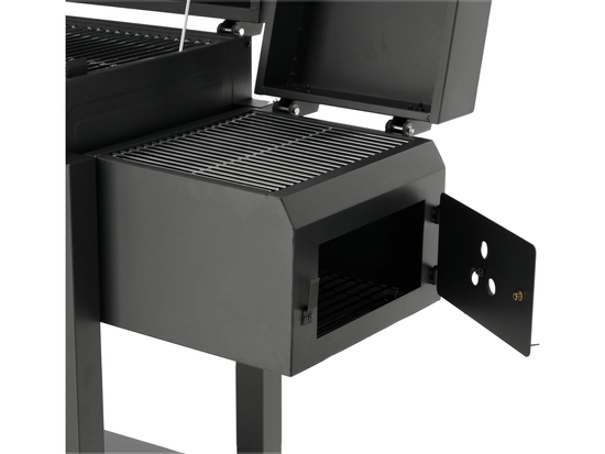 GRĂTAR CU CĂRBUNI, CU AFUMĂTOARE