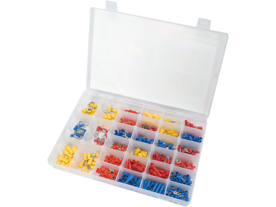 SET 600 DE CONECTORI DIN ALAMĂ ȘI PVC PENTRU CABLURI ELECTRICE