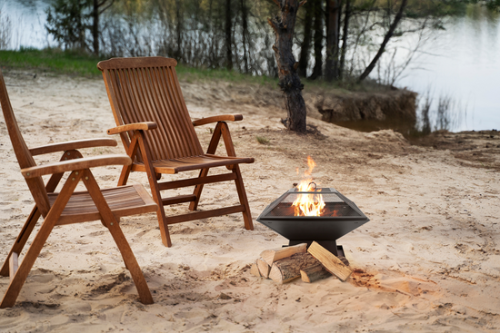 VATRA FOC OTEL CU CAPAC, 45 X 45 CM