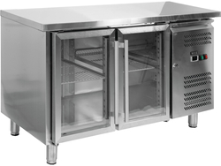 MASĂ RECE 282L, 2 UȘI DIN STICLĂ