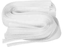 BANDĂ VELCRO 300MM, 10 BUC, ALB