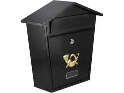 CUTIE POȘTALĂ 380X320X105MM, NEAGRĂ