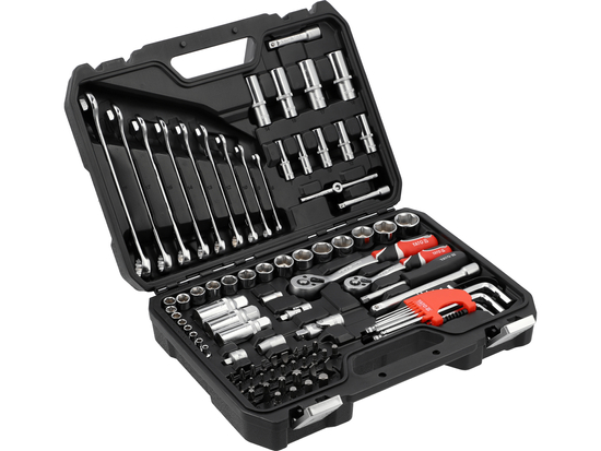 TRUSĂ TUBULARE 1/4", 3/8" 92 PIESE