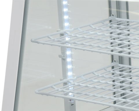 VITRINĂ FIRGORIFICĂ DE PREZENTARE 100L 68X45X67CM - ALB