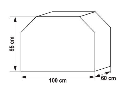 HUSĂ GRĂTAR 100X60X95CM