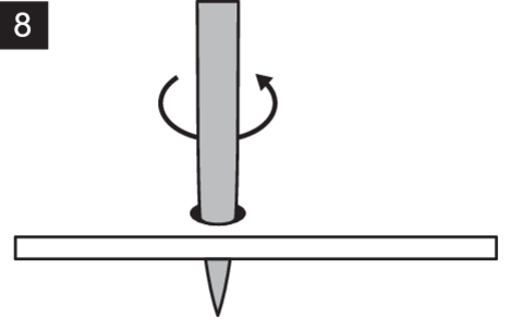 SET INSTRUMENTE PENTRU LIPIT, 6 BUC.