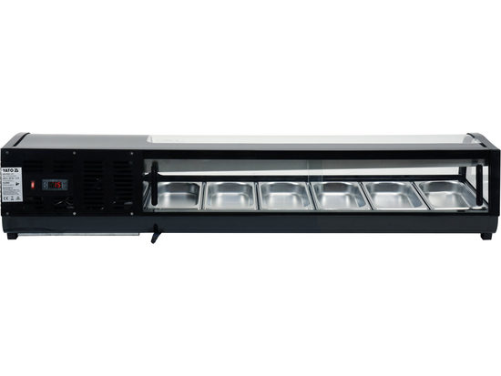 VITRINĂ FIRGORIFICĂ 6X1/3 GN, 153X42X26,5CM