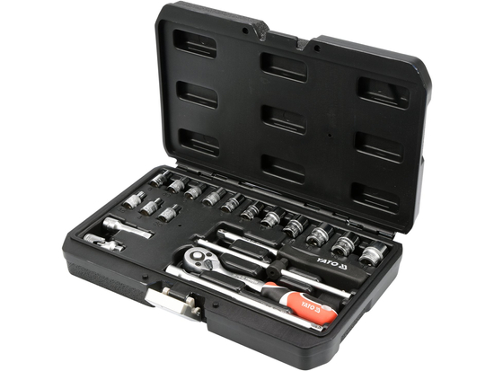 TRUSĂ TUBULARE+ANTRENOR, 20 BUC, 1/4'', CR-V