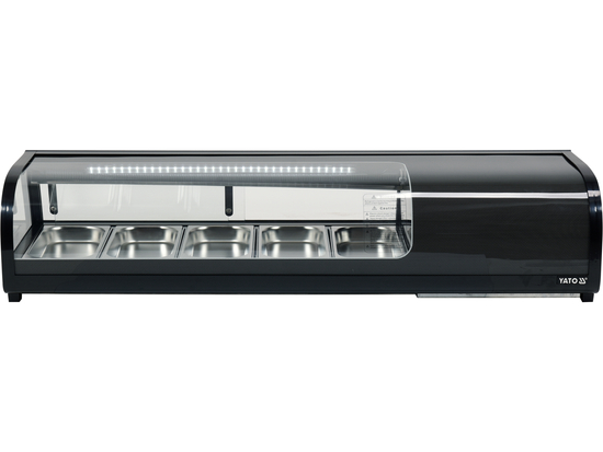 VITRINĂ FIRGORIFICĂ 5X1/3 GN, 135X42X26,5CM